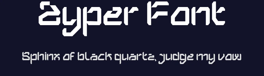 Zyper Font by Inviline.co — Display Font — thumbnail 2