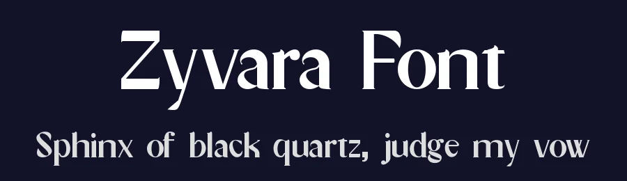 Zyvara Font by Letternesia studio — Display Font — thumbnail 2