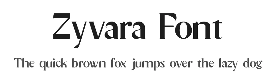 Zyvara Font by Letternesia studio — Display Font