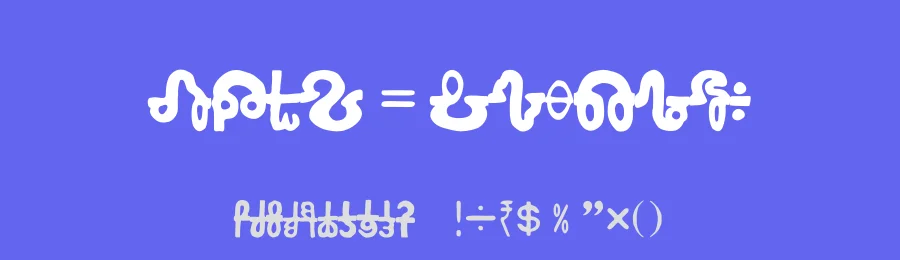 Bharathi Ramchand! by Tkramchand — Dingbats Font — thumbnail 3