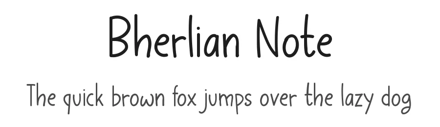 Bherlian Note