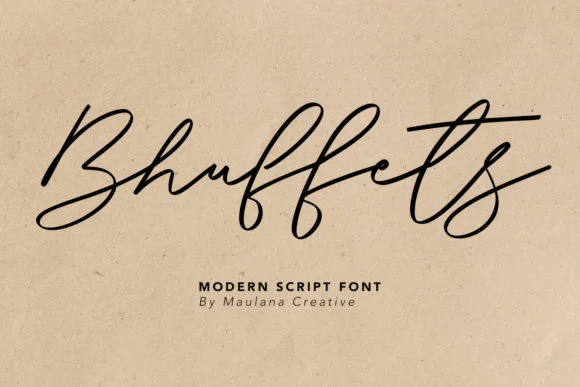 Bhuffets Font by Maulana Creative — Script Handwritten Font