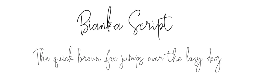Bianka Script