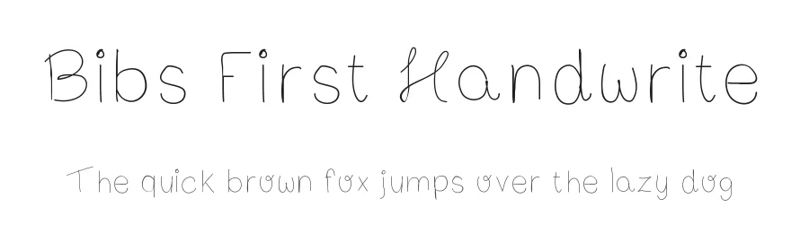 Bibs First Handwrite