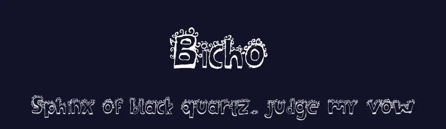 Bicho by Bichochos — Decorative Font — thumbnail 2