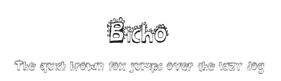 Bicho by Bichochos — Decorative Font