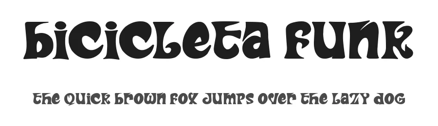 Bicicleta Funk by Woodcutter β Decorative Font