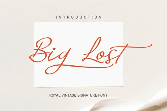 Big Lost Font by Nico Muslib — Serif Font