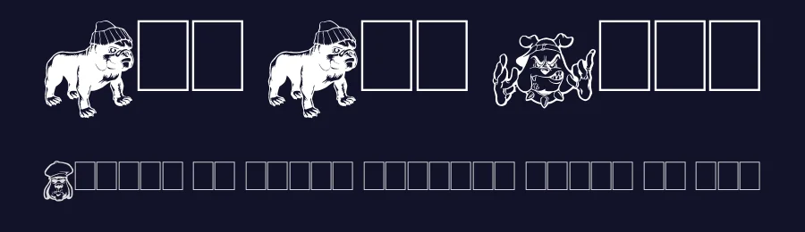 Big Bad Dogs by imagex — Dingbats Font — thumbnail 2