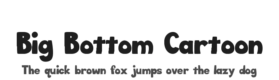 Big Bottom Cartoon