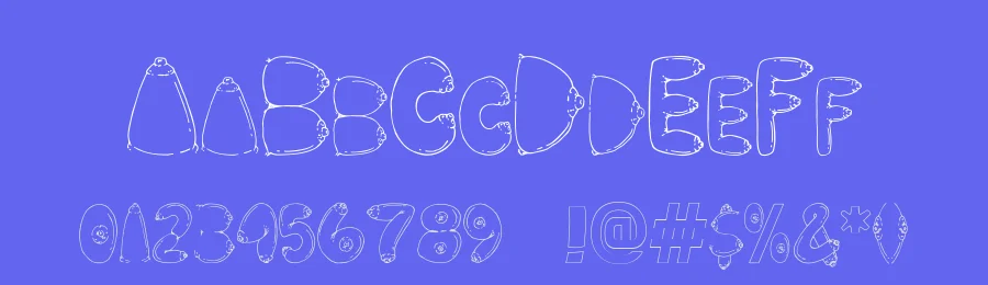 Big Breast by Lolonger — Dingbats Font — thumbnail 3