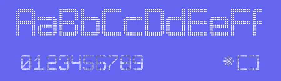 Big Daddy LED TFB by zanatlija — Display Font — thumbnail 3
