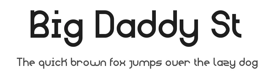 Big Daddy St by Southype — Decorative Font