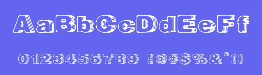 Big Designer by Woodcutter — Decorative Font — thumbnail 3