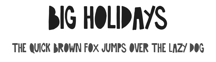 Big Holidays