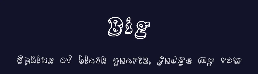 Big by =spark_01= — Script Handwritten Font — thumbnail 2