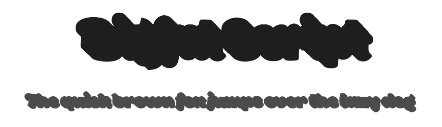 Bigfat Script