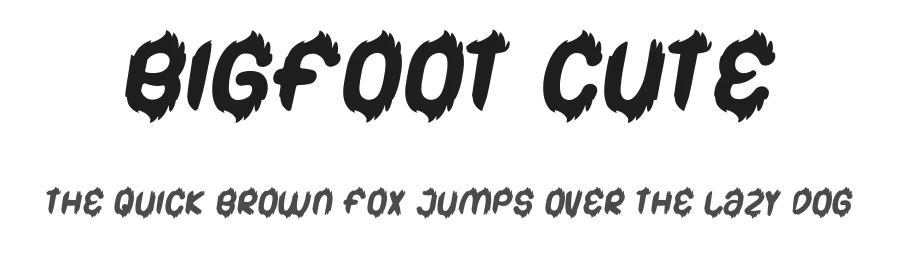 Bigfoot Cute