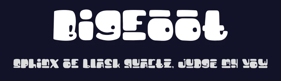 Bigfoot by Ruangkerja — Decorative Font — thumbnail 2
