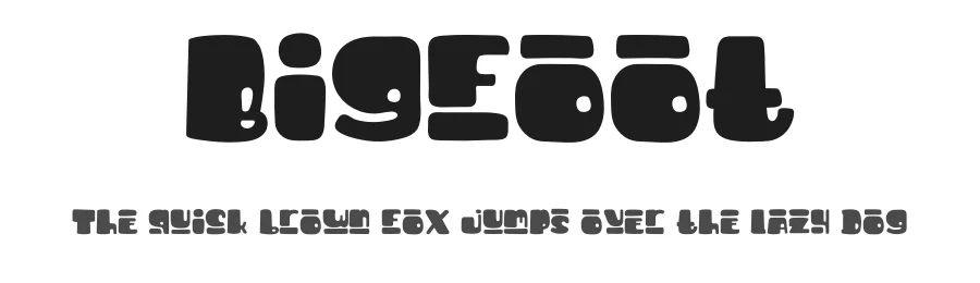 Bigfoot by Ruangkerja — Decorative Font
