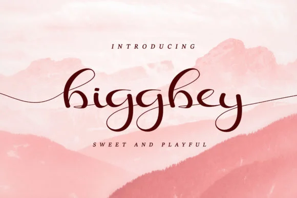 Biggbey Font by tinyhandletter — Script Handwritten Font