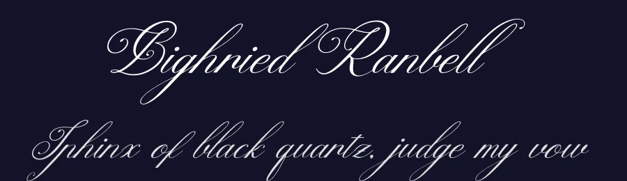 Bighried Ranbell by Denustudios — Script Handwritten Font — thumbnail 2