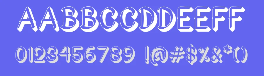 Bigshado by Sibelumpagi — Decorative Font — thumbnail 3