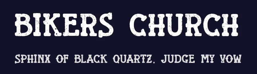 Bikers Church by Woodcutter — Decorative Font — thumbnail 2