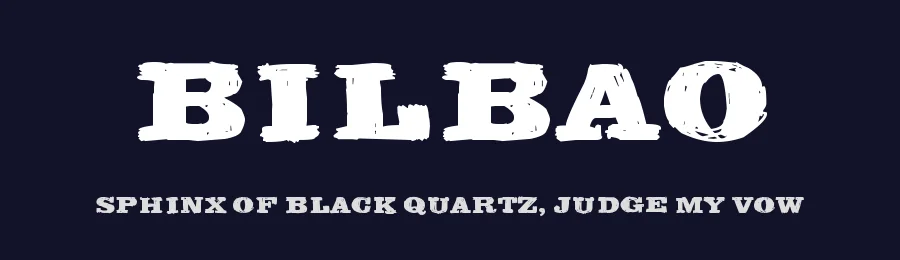Bilbao by Juha Korhonen — Decorative Font — thumbnail 2