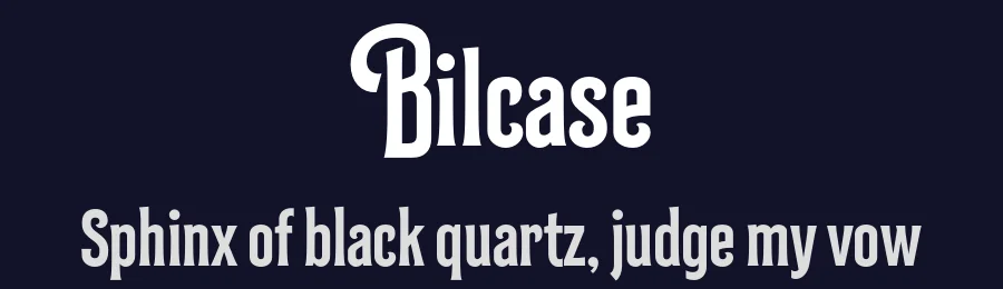 Bilcase by Ilham Herry — Decorative Font — thumbnail 2