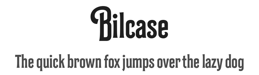 Bilcase by Ilham Herry — Decorative Font