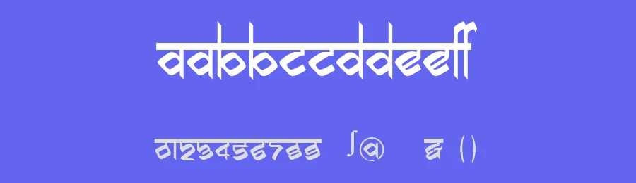 Biling Mi Marathi by Rajendra Bitling — Decorative Font — thumbnail 3