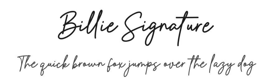 Billie Signature