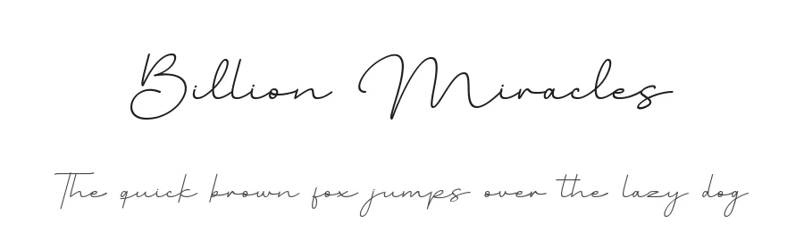 Billion Miracles