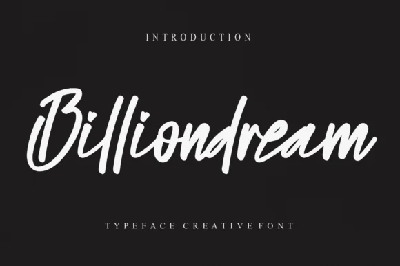 Billiondream Font by Creativewhitee — Script Handwritten Font