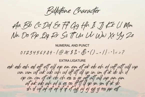 Billistone Font by ergibi studio — Script Handwritten Font — thumbnail 9