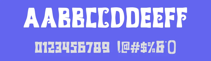 Billow Twril by madeDeduk — Decorative Font — thumbnail 3