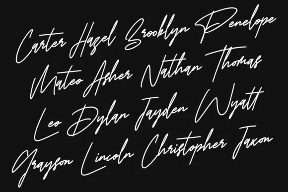 Billy Okma Font by Maulana Creative — Script Handwritten Font — thumbnail 7