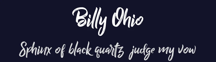 Billy Ohio by Alit Design — Script Handwritten Font — thumbnail 2