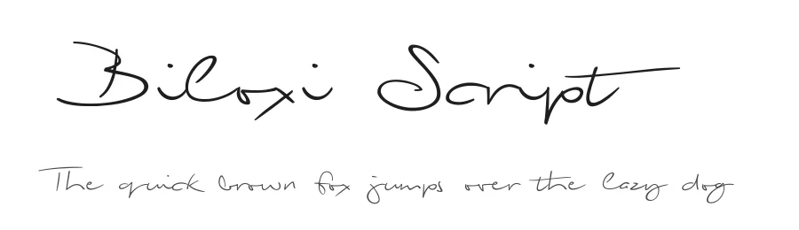 Biloxi Script