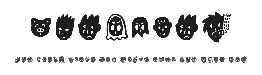 Binarung by Adien Gunarta β Dingbats Font