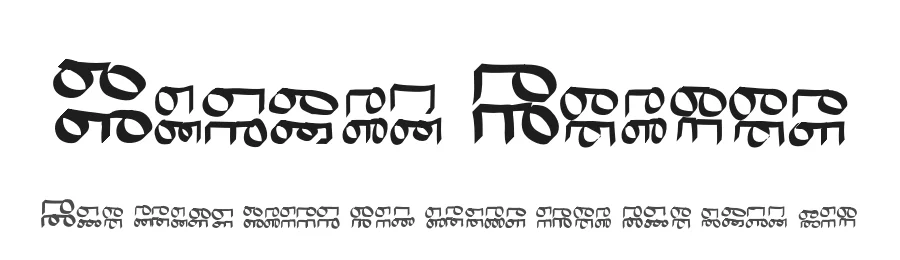 Binary Verges by Albert Verges — Dingbats Font
