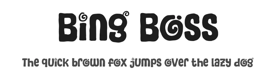Bing Boss by Khurasan — Decorative Font