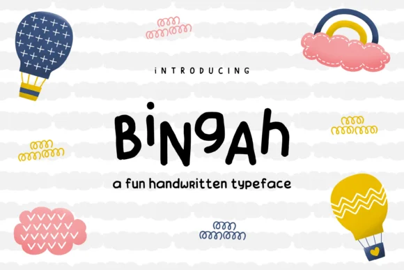 Bingah Font by hai.starin — Script Handwritten Font