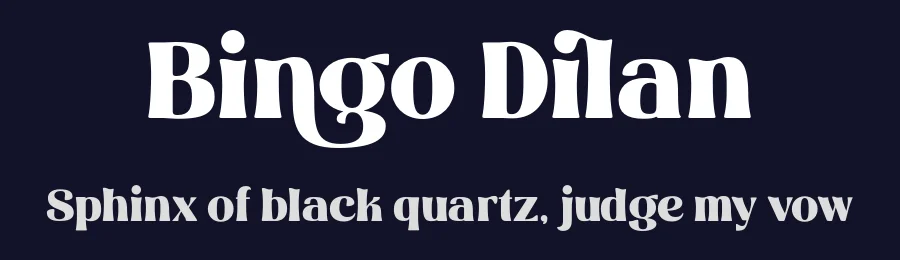 Bingo Dilan by Nirmana Visual — Decorative Font — thumbnail 2
