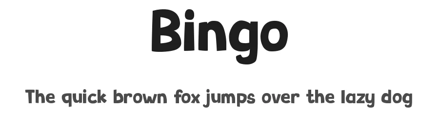 Bingo by Pinisiart — Decorative Font