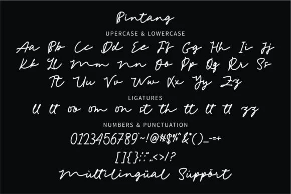 Bintang Font by GFRcreative by GFRcreative — Script Handwritten Font — thumbnail 3