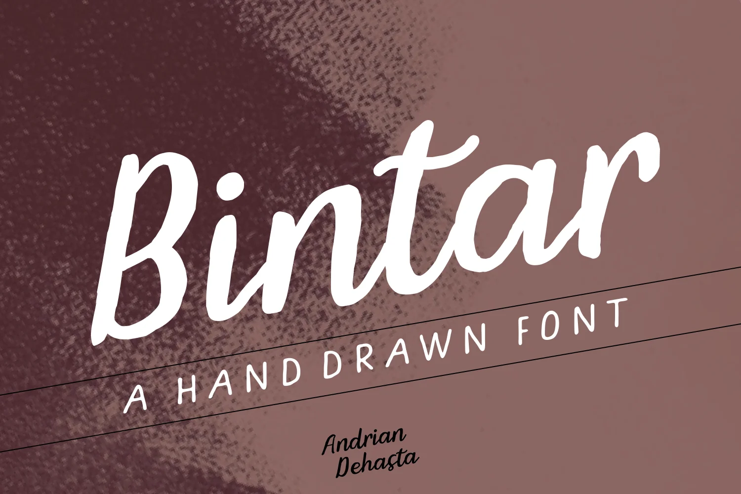 Bintar Font by Andrian Dehasta — Script Handwritten Font