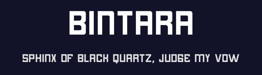 Bintara by Human Design — Sans Serif Font — thumbnail 2