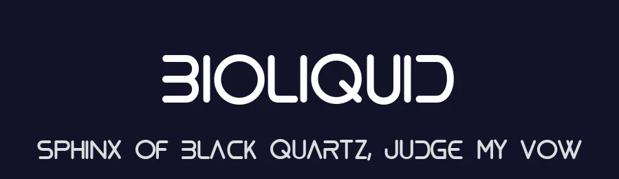 Bioliquid by Grafito Design — Display Font — thumbnail 2